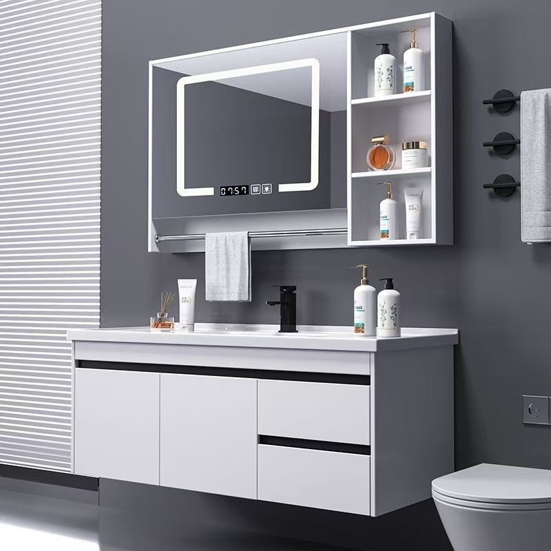 Bathroom Vanity with Mirror & Storage